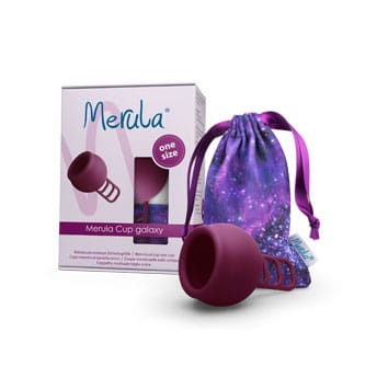 Cupa menstruala Merula Galaxy mov marime OS universala