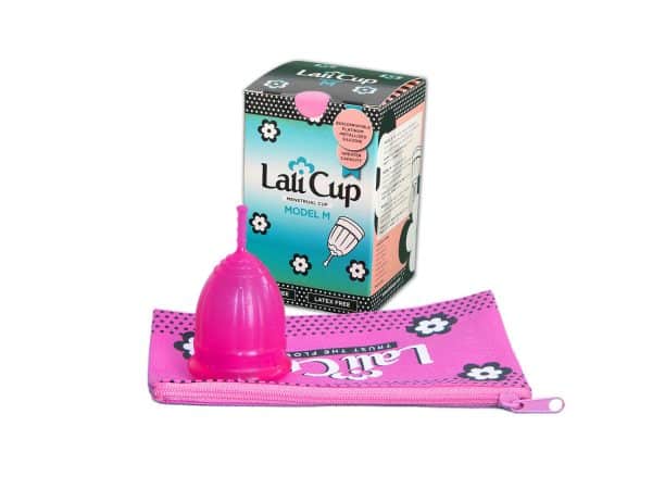 Cupa menstruala LaliCup roz Neon Hot